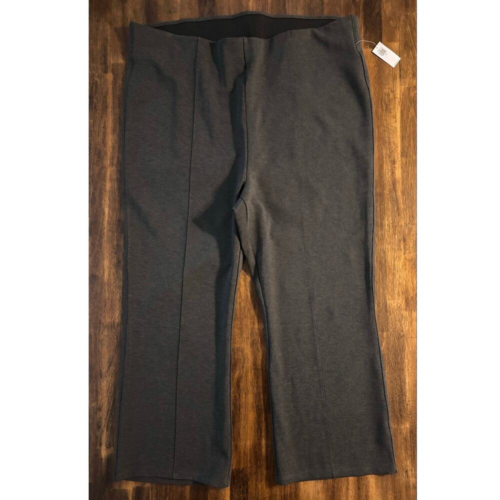 Old Navy Women’s 3X Pants Stevie Kick Flare Pull On Ponte Crop Ankle High Rise